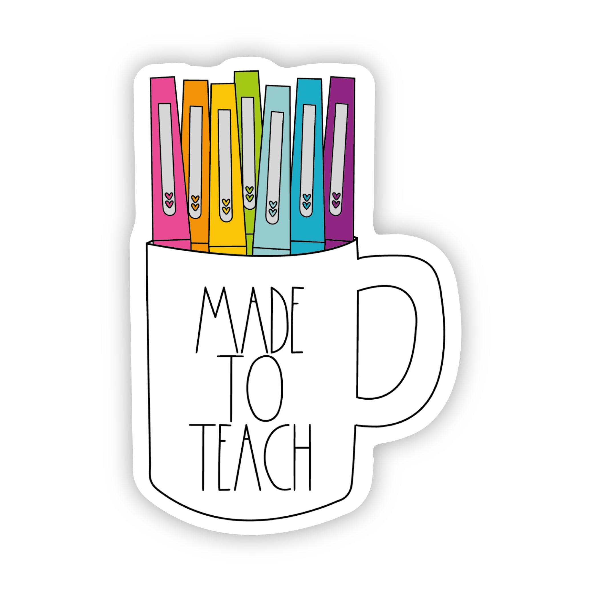 Made to Teach Sticker