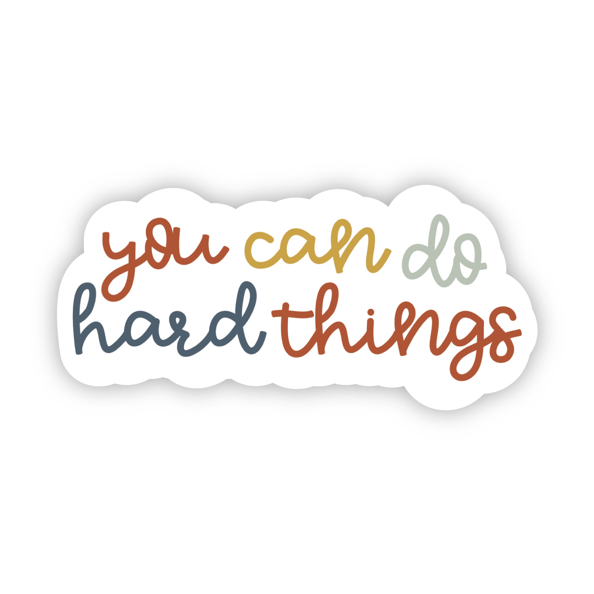 Hustle Hard' Sticker