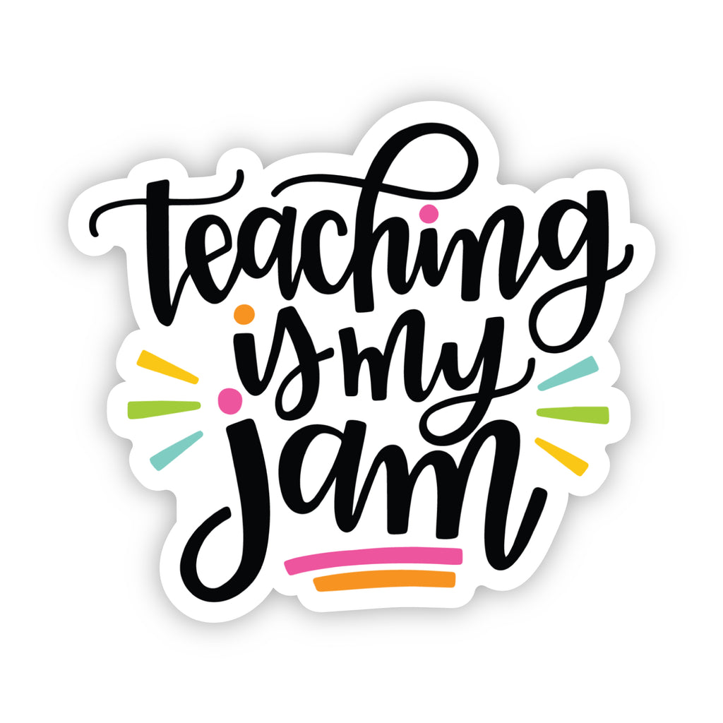 Happy Teacher Sticker – A Touch of Whimsy Designs